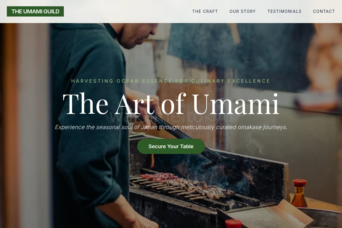 Chef Japanese Food