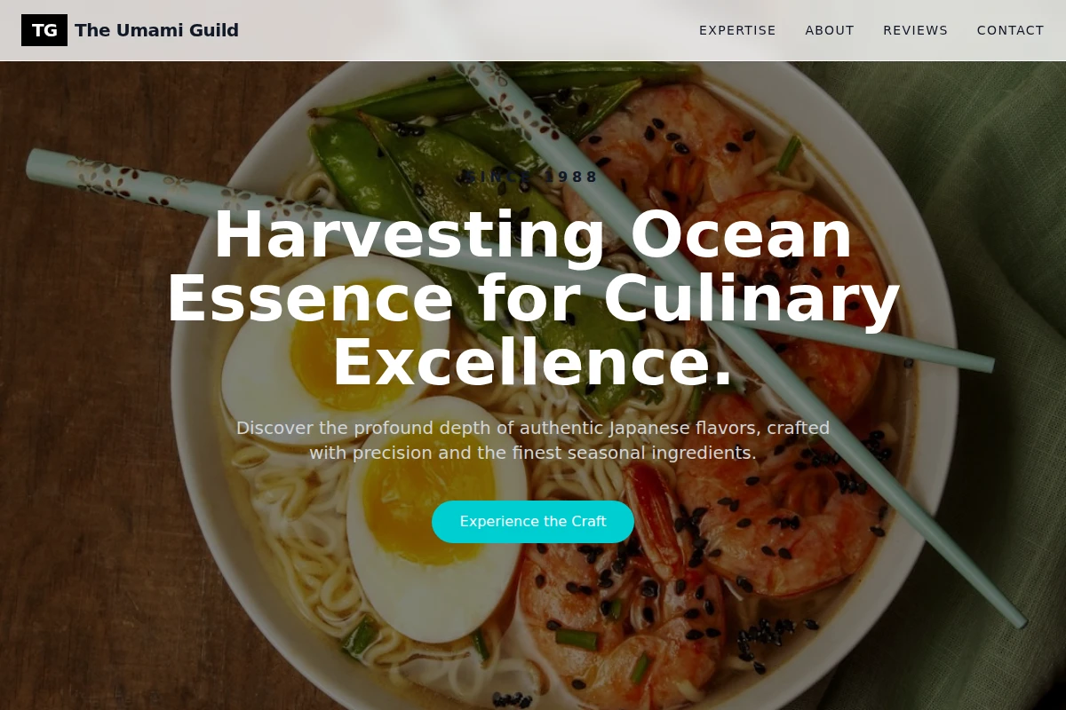 Artisan Japanese Food