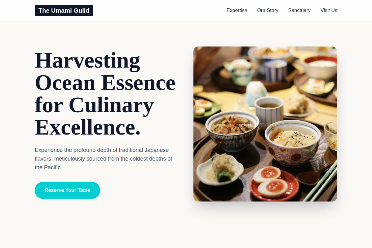 Tradition Japanese Food