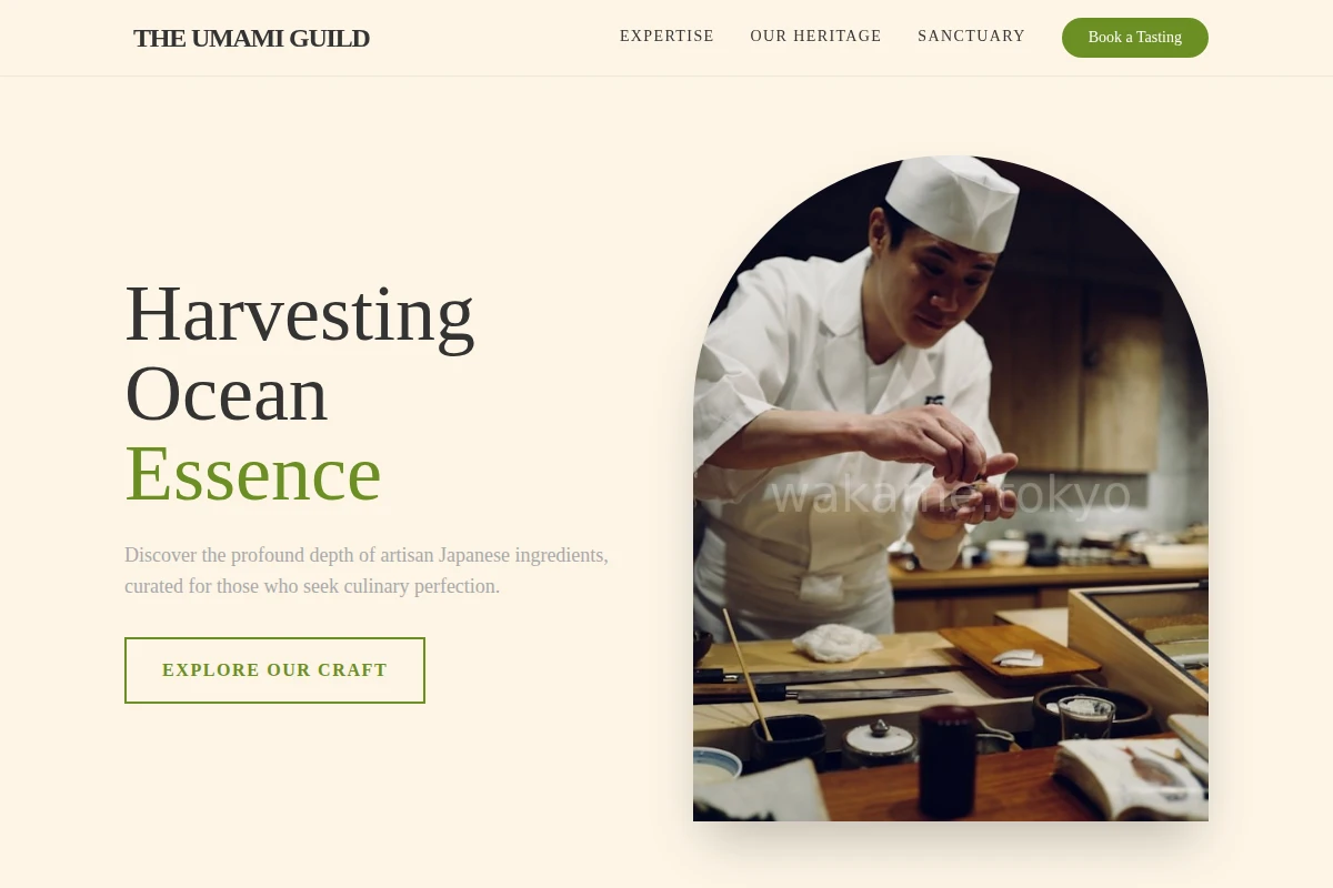 Artisan Japanese Food